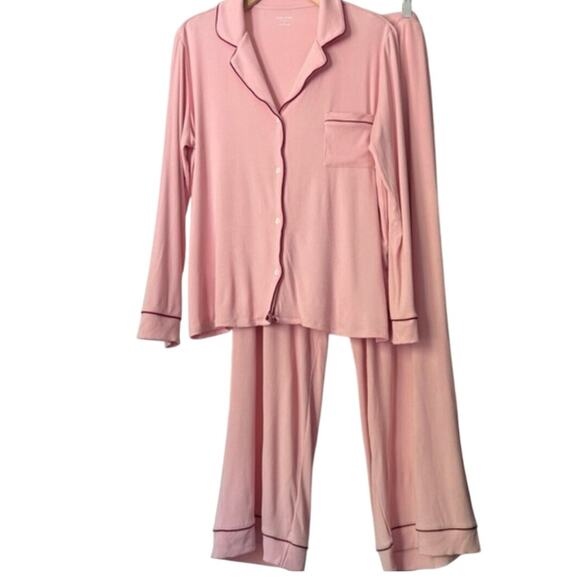 Brand New State of Day Women's Size 2X Pink Pajama Set Lounge Long Sleeve - Picture 3 of 7